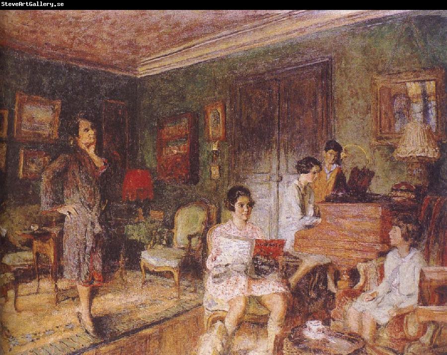 Edouard Vuillard Mrs Olga with her children